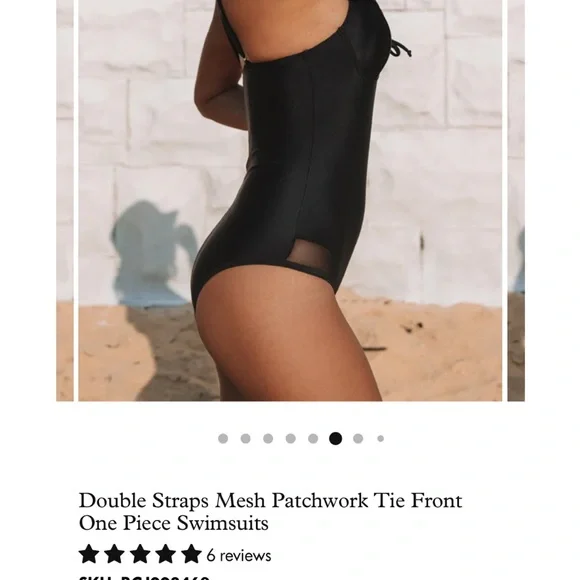 NWT: XL black swimsuit - Picture 4 of 4